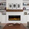 50 Inch Electric Wall Mount Fireplace Remote Control Black Led Color Flame